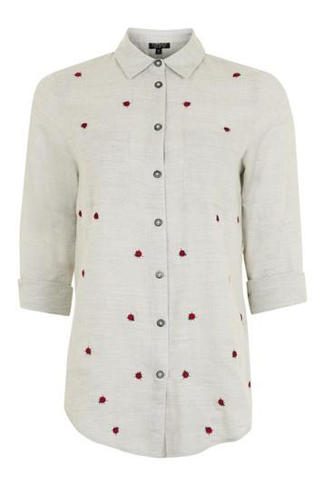 Topshop All Over Ladybird Shirt