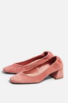 Topshop Jemima Pink Soft Low Back Shoes