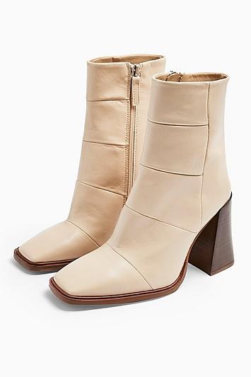 Topshop Hartley White Boots