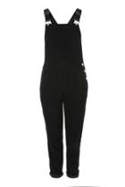 Topshop Petite Cord Slim Leg Dungarees