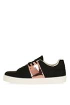 Topshop Chime Stripe Lace-up Trainers