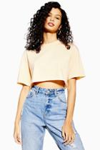 Topshop Washed Cropped T-shirt