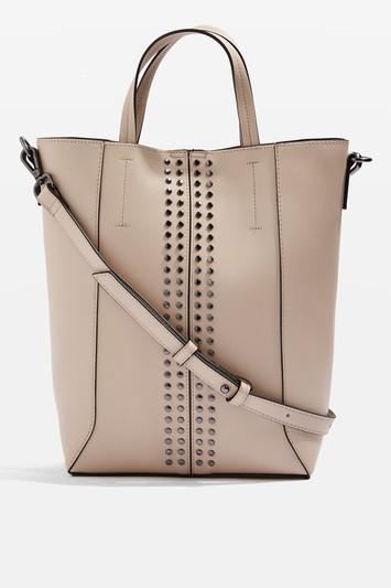Topshop Sarah Stud Mini Tote Bag