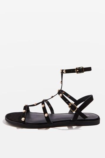 Topshop Hive Pearl Detail Sandals