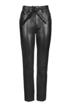 Topshop *sadler Leather Trousers By Unique