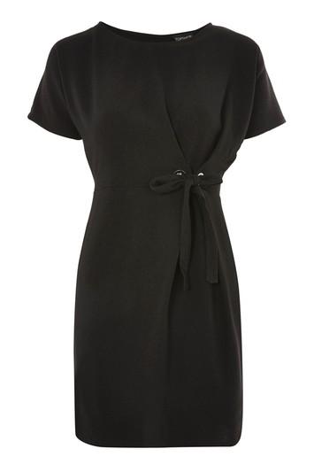 Topshop Eyelet Detail Shift Dress
