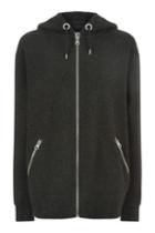 Topshop Boiled Wool Oversized Hoodie By Ivy Park