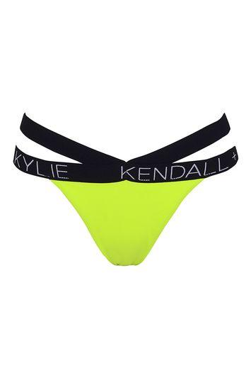 Topshop Tape Bikini Pant By Kendall + Kylie At Topshop