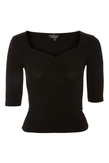 Topshop Tall Sweetheart Top