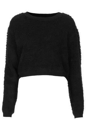 Topshop Loop Knit Cropped Jumper