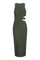 Topshop Two Cut Out Side Midi Dress