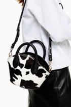 Topshop Ted Mini Cow Tote Bag With Strap