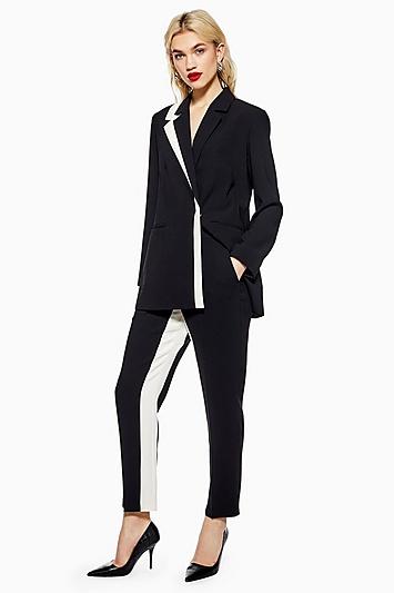 Topshop Colour Block Trousers
