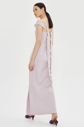 Topshop *crepe Bandeau Column Dress