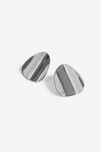 Topshop *organic Metal Disc Studs