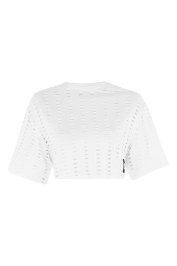 Topshop Lasercut Crop Top By Ivy Park