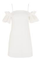 Topshop Structured Frill Dress