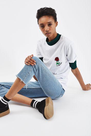 Topshop Tall Heartbreaker Motif T-shirt