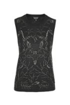 Topshop All Over Embellished Tank Top