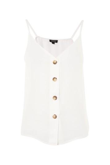 Topshop Button Front Camisole Top