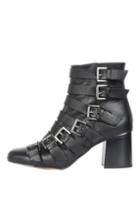 Topshop Magnesium Buckle Boots
