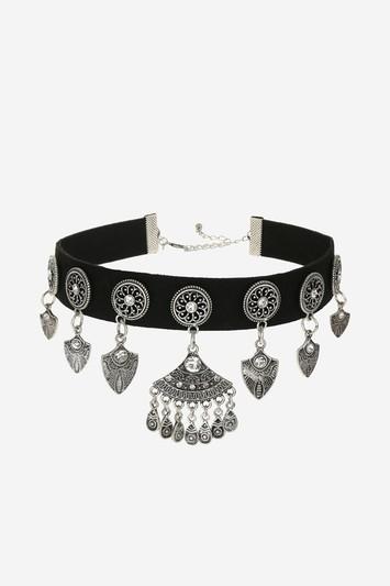 Topshop Drop Choker Necklace