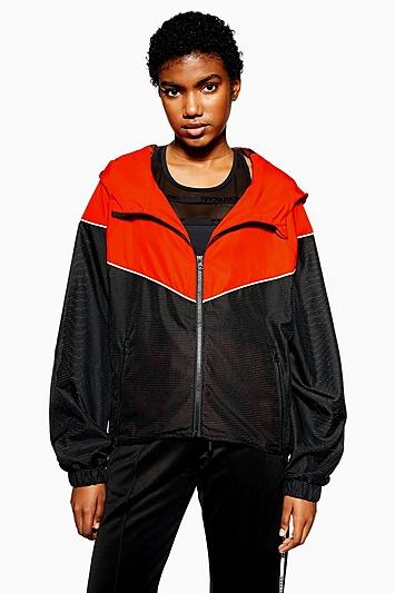 Topshop Logo Running Jacket By Ivy Park
