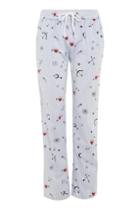 Topshop Stripe Heart Print Trousers