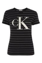 Topshop Stripe T-shirt By Calvin Klein