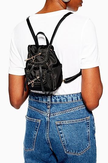 Topshop Pandy Pin Mini Backpack