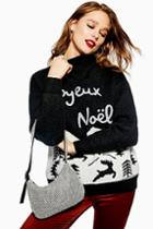 Topshop Christmas 'joyeux Noel' Jumper
