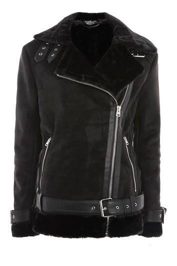 Topshop Tall Cooper Biker Jacket