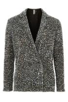 Topshop Sequin Double Breasted Blazer