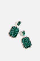 Topshop Glam Leopard Earrings By Skinnydip