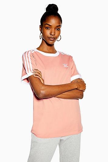 Pale Pink California T-shirt By Adidas