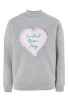 Topshop *'better Days' High Neck Sweater By Tee & Cake