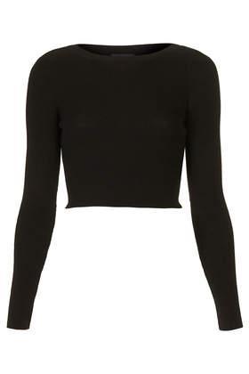 Topshop Rib Crop Top