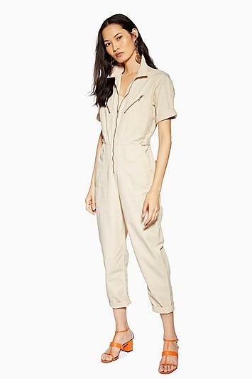 Topshop Short Sleeve Boiler Suit