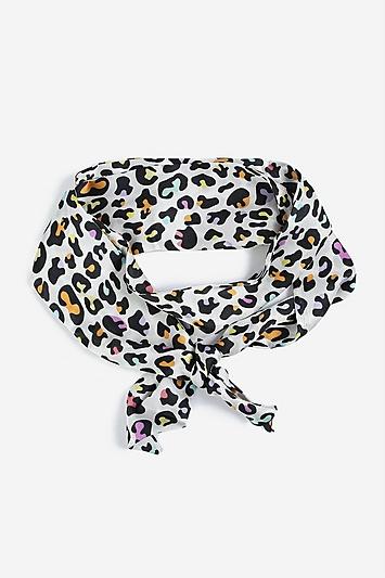 Topshop *multi Leopard Print Head Scarf
