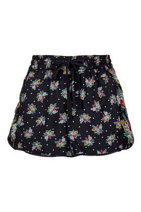 Topshop Floral Print Pyjama Shorts