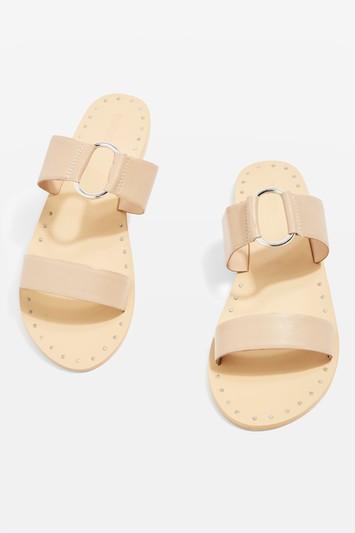 Topshop Hooray Two Strap Slides