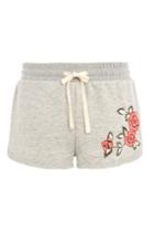 Topshop Petite Embroidered Shorts