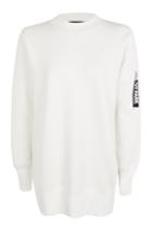Topshop Embroidered Logo Sweat Top By Ivy Park