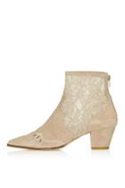 Topshop Alegra Lace Ankle Boot