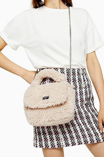 Topshop Cosy Cream Borg Grab Bag