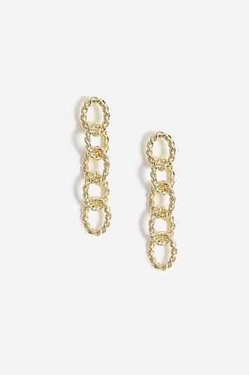 Topshop Rope Link Drop Earrings