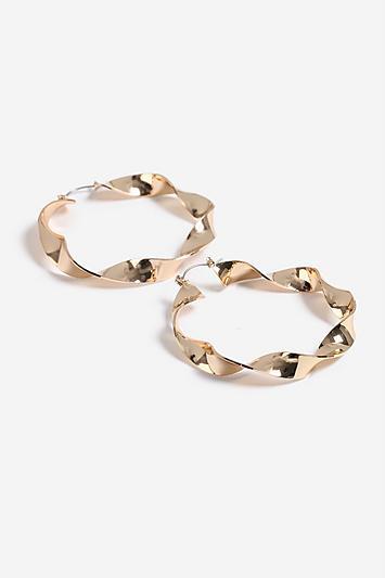 Topshop T*wisted Hoop Earrings
