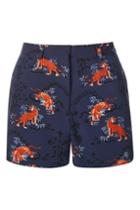 Topshop Tiger Print Shorts