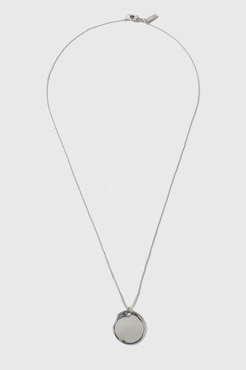Topshop Tomboy Circle Pendant Necklace