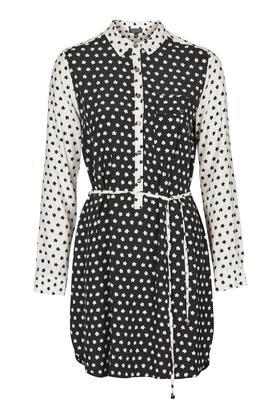 Topshop Mix And Match Shirtdress